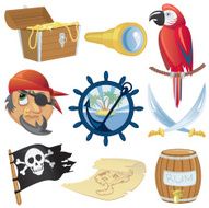 Pirate icons collection
