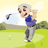 Senior Golfing