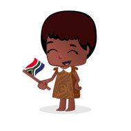 Little Girl - Flags South Africa N2