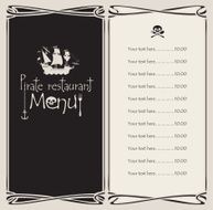 Pirate menu N2