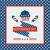 United States of America Independence Day greeting card N10