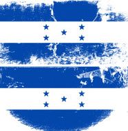 Honduras grunge flag N3
