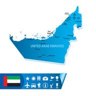 UNITED ARAB EMIRATES map