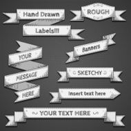Sketchy Banners