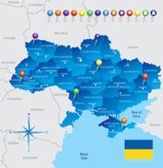 Map of Ukraine N8