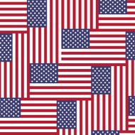 American flag pattern Vector