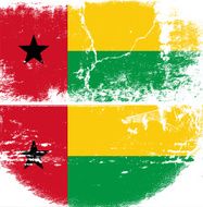 Guinea Bissau grunge flag N2