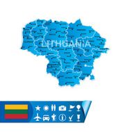 lithuania map