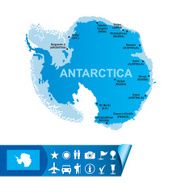 Antarctica map