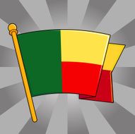 Flag of Benin N17