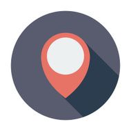Map pin single icon N7