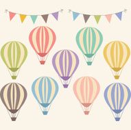 Vintage Hot Air Balloon N9