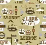 old british newspaper texture seamless pattern