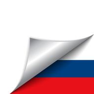 Russia Country Flag Turning Page N4