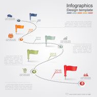 Infographic design template with elements and icons Vector N3