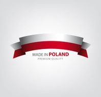 Made in POLAND Polish seal Flag (Vector) N4