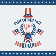 United States of America Independence Day greeting card N12