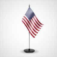 Table flag of USA