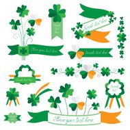 Set of St Patrick&#039;s Day elements