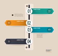 Infographic design-time line template N5