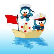 bird captain and sailor