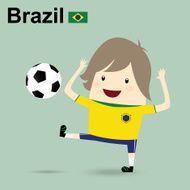 brazil national football team businessman happy is playing socc N2