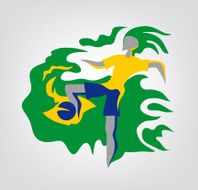 Brazil Flag Soccer