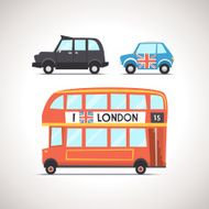 Car Flat Icon Set 7