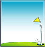 GOLF HOLE-IN-ONE FRAME