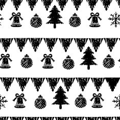 Christmas seamless pattern N107