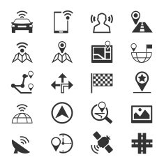 Navigation icons set N13