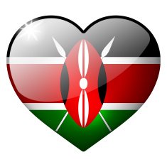 kenya heart button