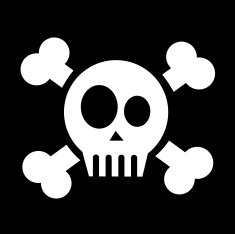 skull with crossed bones