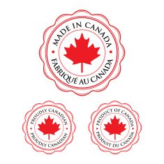 Made in Canada badges