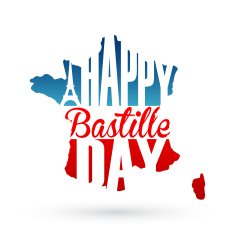 14th July Bastille Day background N4