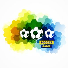 colorful football design N5