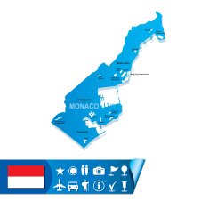 Monaco map