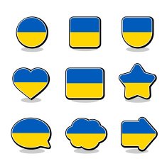 UKRAINE FLAG ICON SET