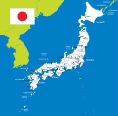 Map of Japan N10