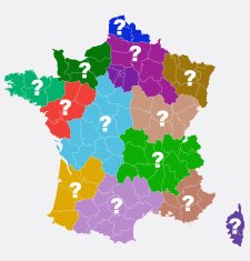 New French regions Nouvelles regions de France