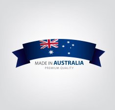 australia seal australian flag (Vector Art) N5