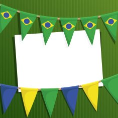 brazil party card N2