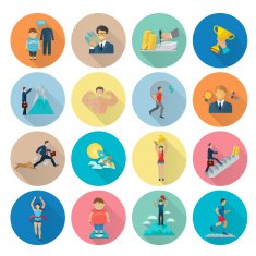 Motivation Icon Flat