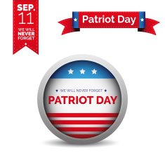 Patriot day vector set N2