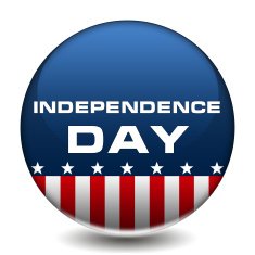 American Independence Day Badge N3