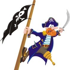 menacing pirate