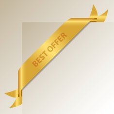 Best Offer - Golden Corner Ribbon