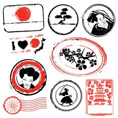 Japan Rubber Stamps
