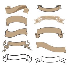 ribbons vector