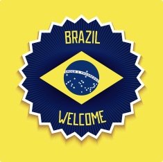 Welcome to Brazil sign